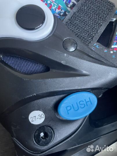 Коньки детские раздвижные р.27-30