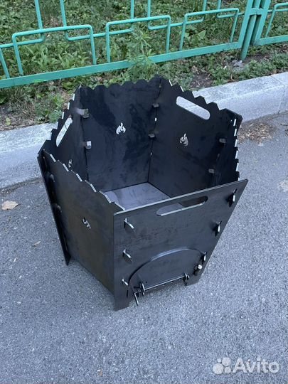 Печь под казан разборная 3 мм