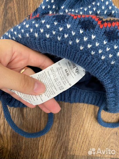 Шапка для мальчика 44-46
