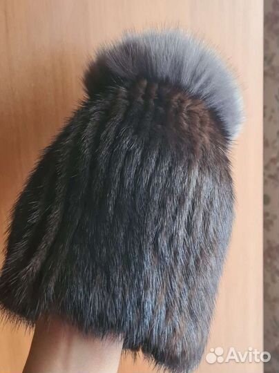 Шапка норковая