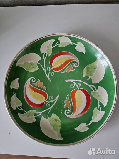 Блюдо большое фарфор. СССР