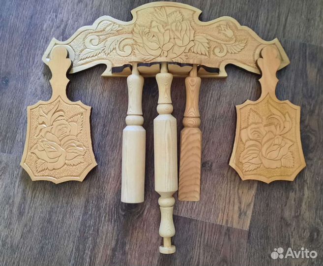 Доска кухонная с принадлежностями