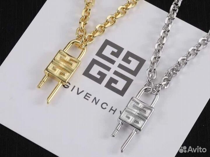 Колье givenchy lock живанши