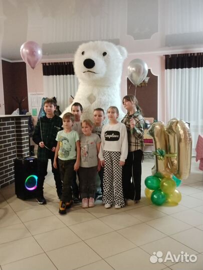 Белый мишка поздравление