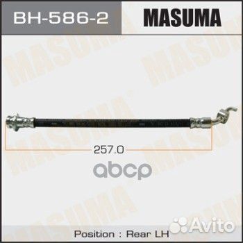 Шланг тормозной masuma n- rear teana j31 lh зад