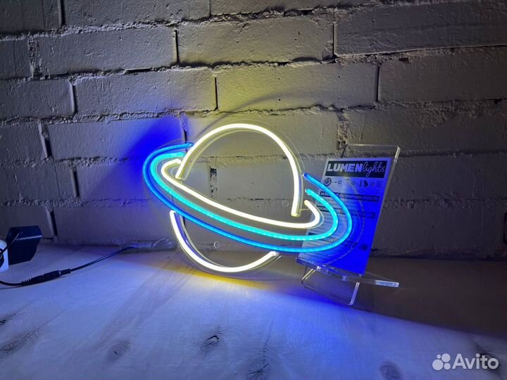 Неоновая вывеска для бизнеса