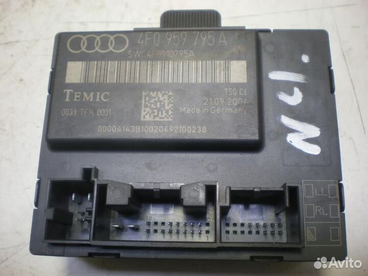 Блок управления стеклоподъемниками Audi A6/RS6/S6