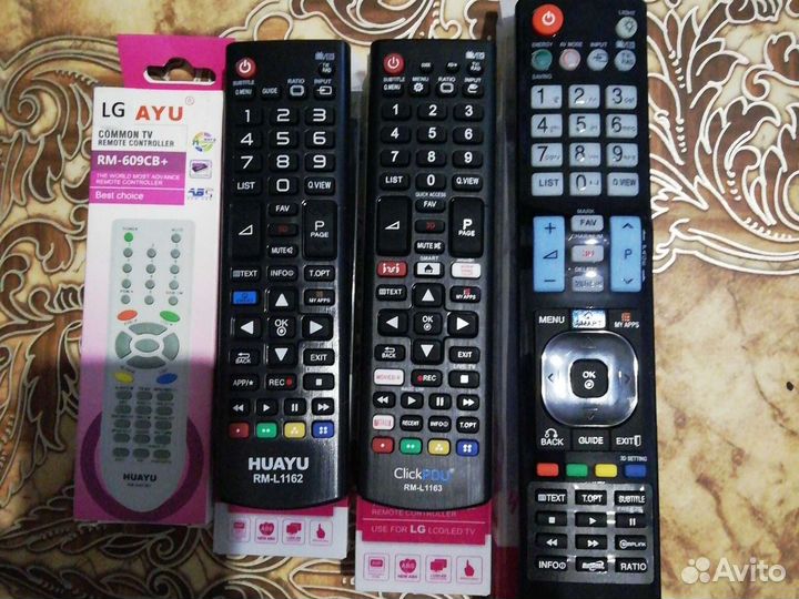 Пульт LG Sony Samsung Philips и др