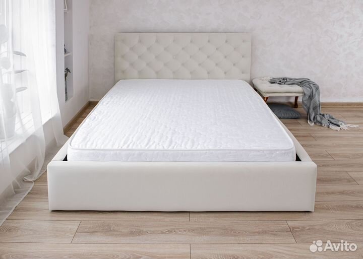 Кровать с подъемным механизмом велюр