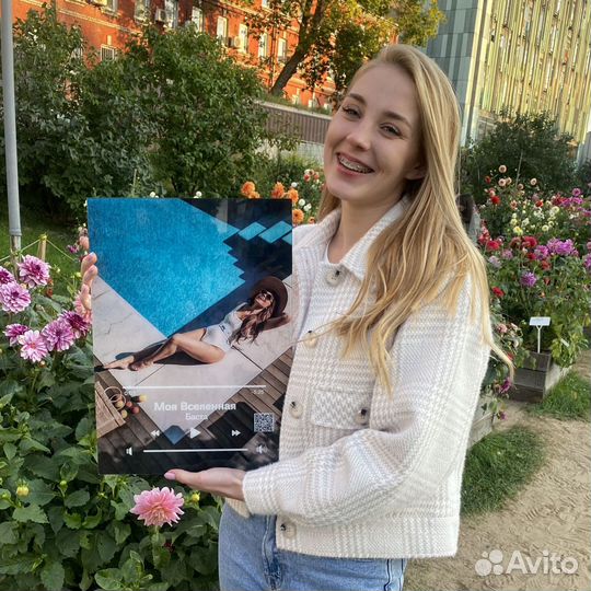 Витраж с фото / Подарок