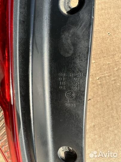 Фонарь задний левый Kia Spectra