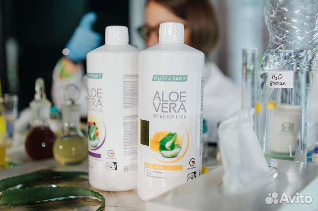 Алоэ вера гель мед персик лр питьевой