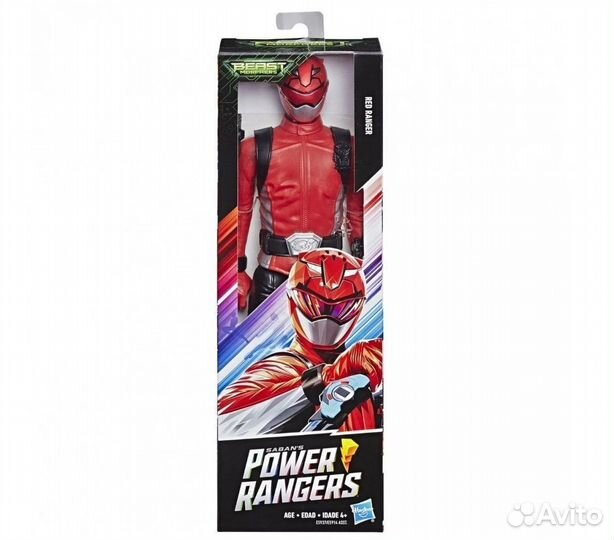 Игрушка Фигурка Красный Рейнджер 30 см E5937