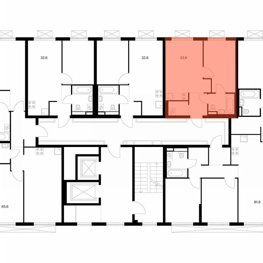 1-к. квартира, 33,8 м², 11/11 эт.