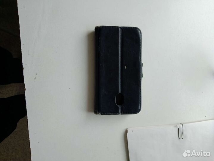 Кожаный чехол samsung J3