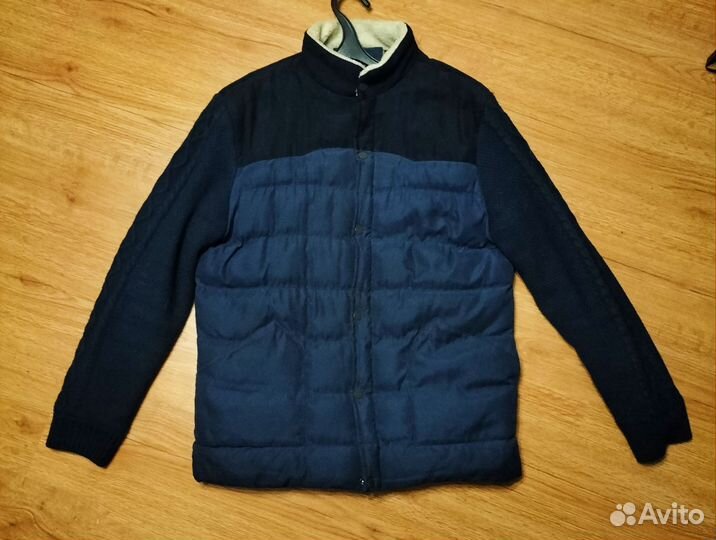 Куртка вязаные рукава демисезонная еврозима