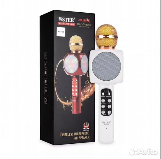 Караоке-микрофон WS-1816 Белый