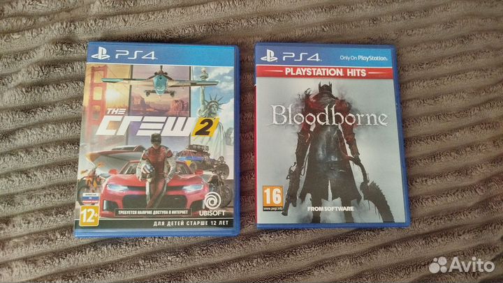 Игры для приставки PS4 (Bloodborne/The crew 2)