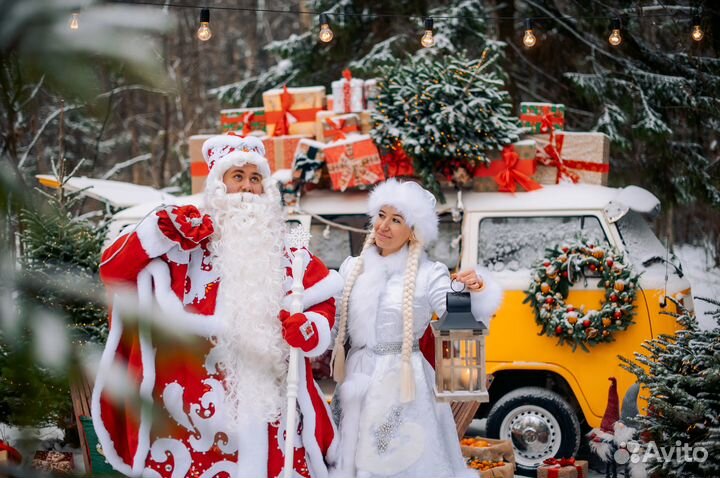 Дед мороз и снегурочка