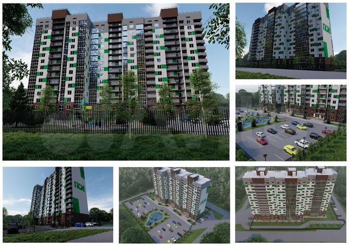 2-к. квартира, 64,5 м², 7/15 эт.