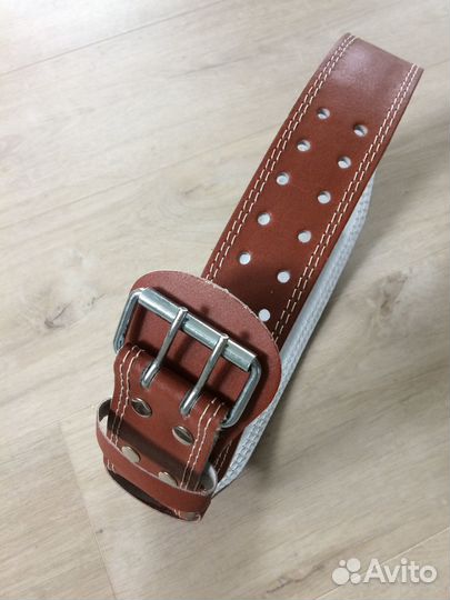 Пояс кожаный для фитнеса