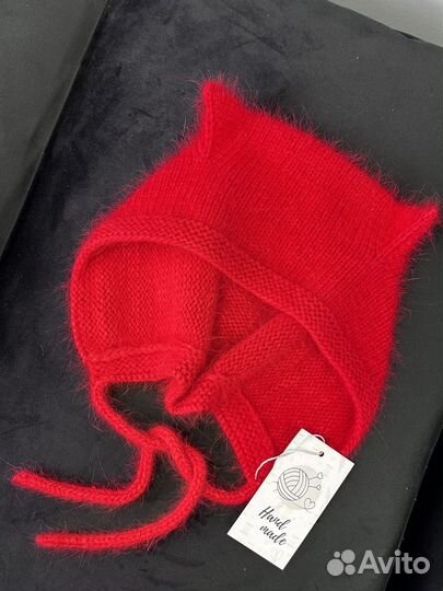 Чепчик с ушками kitty hat