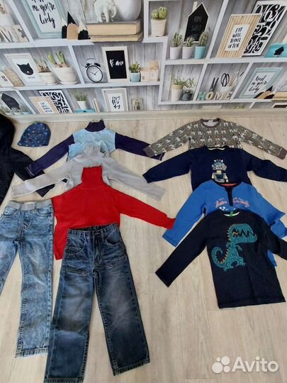 Детские вещи пакетом на мальчика 3-4 года на осень