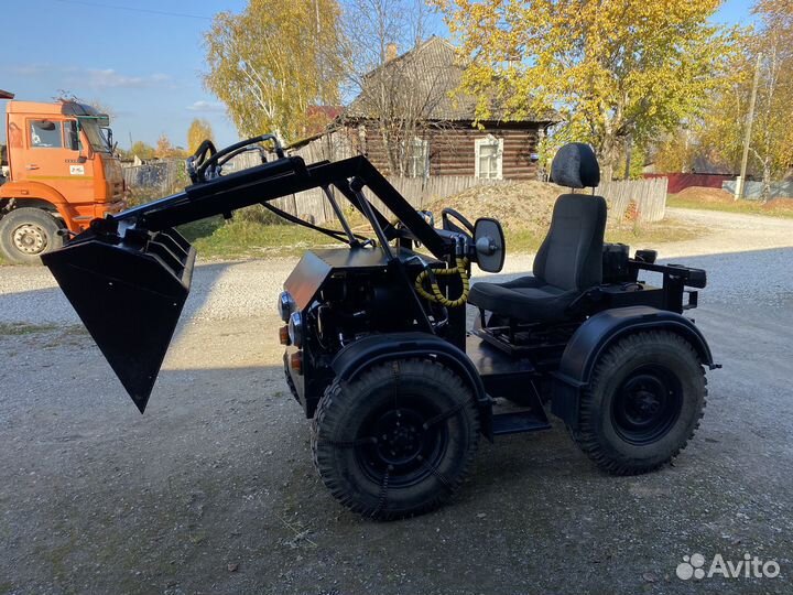 Самодельный мини трактор с куном