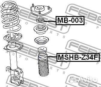 Mshbz34F Пыльник переднего амортизатора