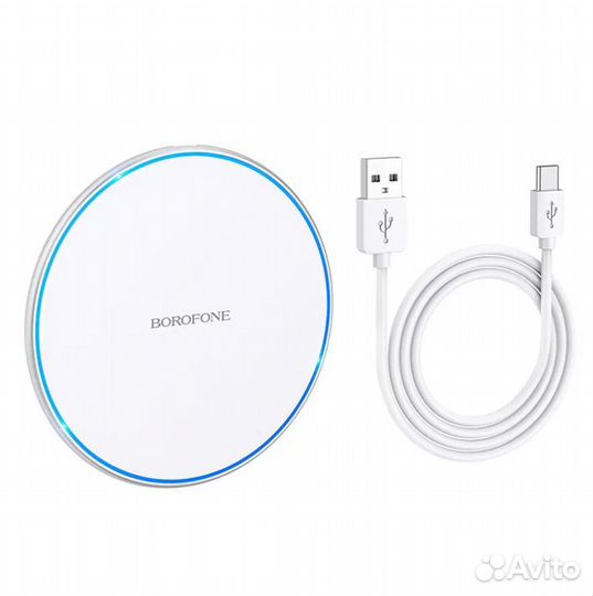 Бесроводная зарядка Borofone BQ3 PRO, 15W, Белый