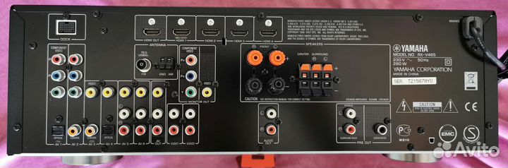 AV-ресивер Yamaha RX-465 + акустика Quadral