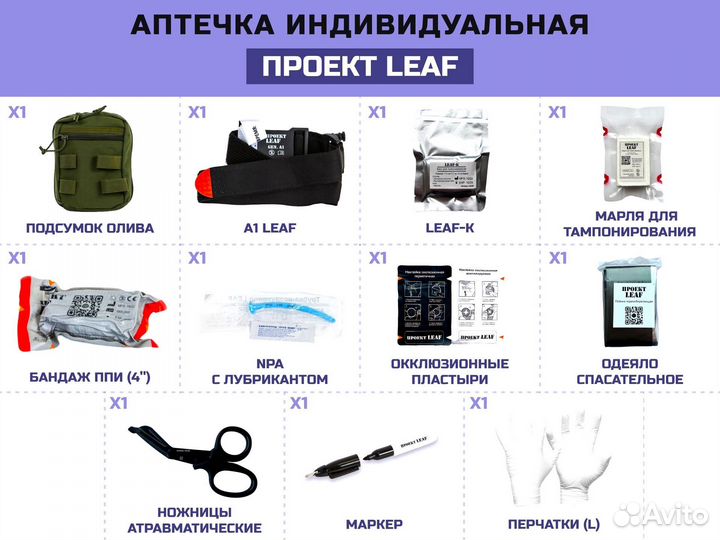 Индивидуальная тактическая аптечка