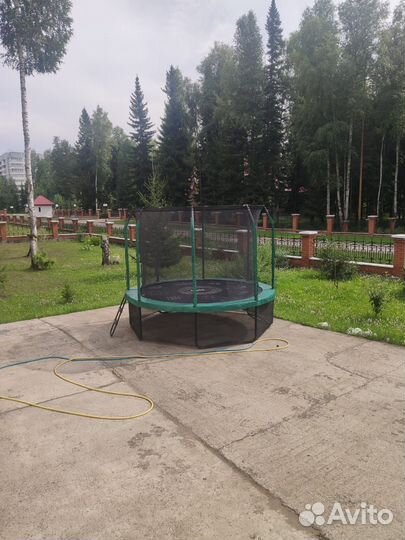 Батут с сеткой 305 бу
