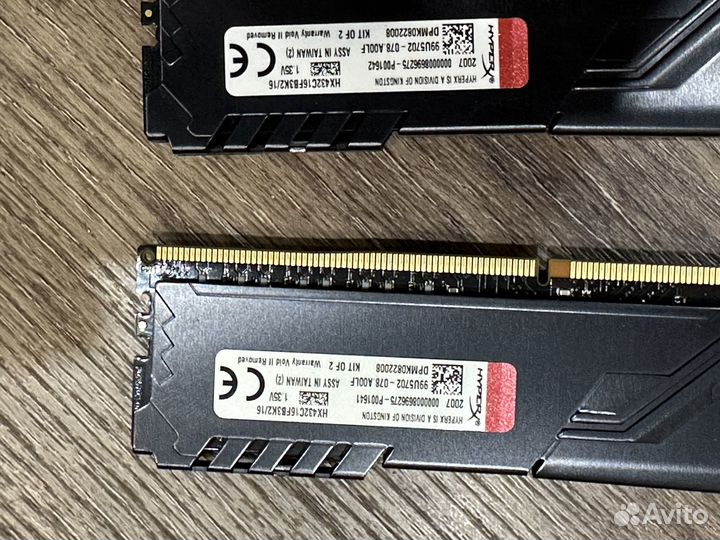 Оперативная память ddr4 8gb hyper x