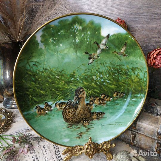 Антиквариат из Европы. Настенная тарелка