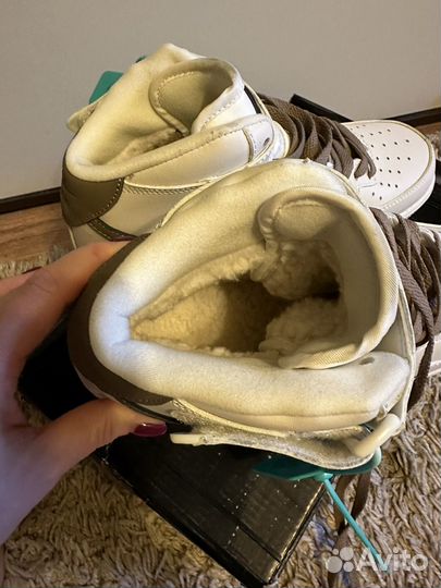 Кроссовки утепленные Nike Air force 1 39 размер