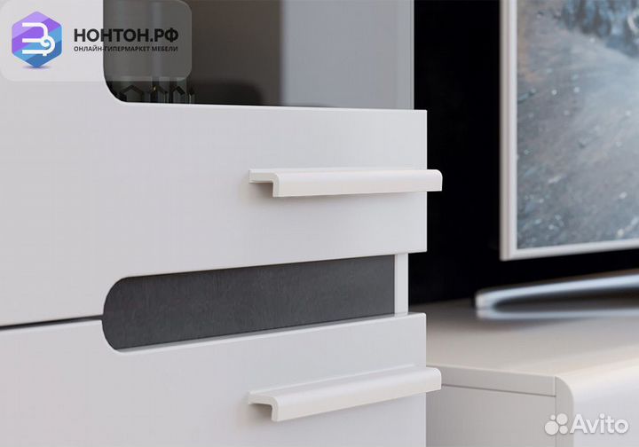 Гостиная Фьюжн №1 белый глянец / белый