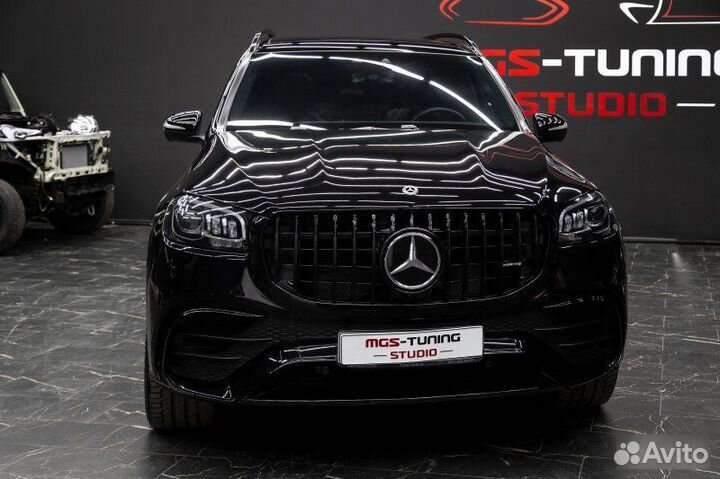 Обвес в стиле 63 AMG + пороги Mercedes GLS x167