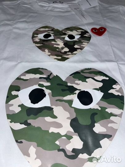 Футболка Comme des garcons camo