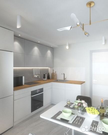 Кухонный гарнитур на заказ в рассрочку