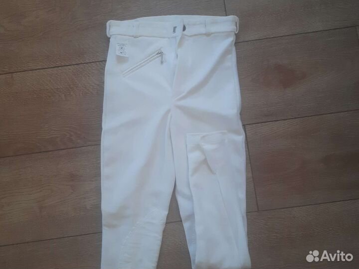 Бриджи для конного спорта белые