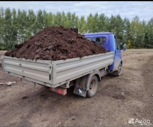 Доставка перегноя на а/м газель