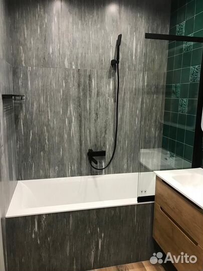 Ремонт ванной и туалета панелями пвх