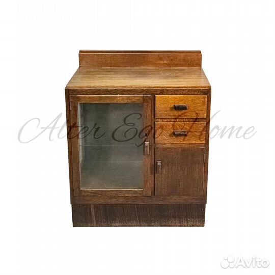 Антикварный бар из массива дуба