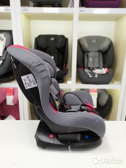 Автокресло 0-18кг с регулировкой Galleon Lux красн