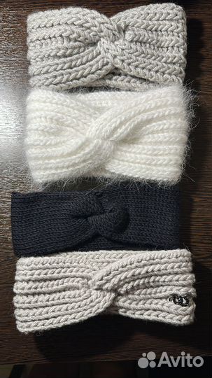 Повязка на голову вязаная