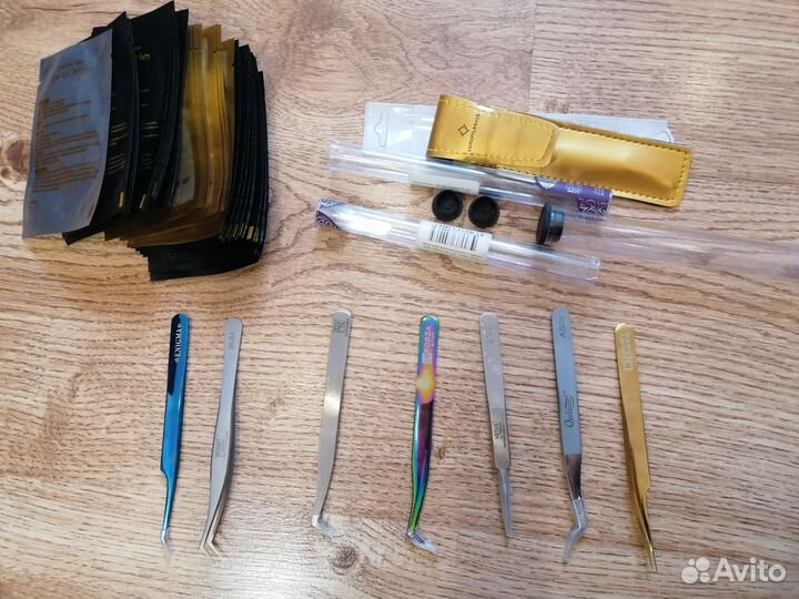 Пинцеты для наращивания ресниц