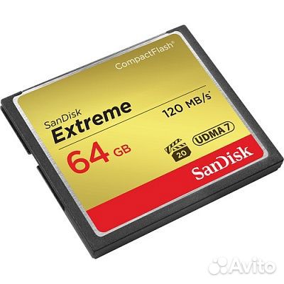 Карта памяти SanDisk Extreme CF 64GB R120/W80MB/s