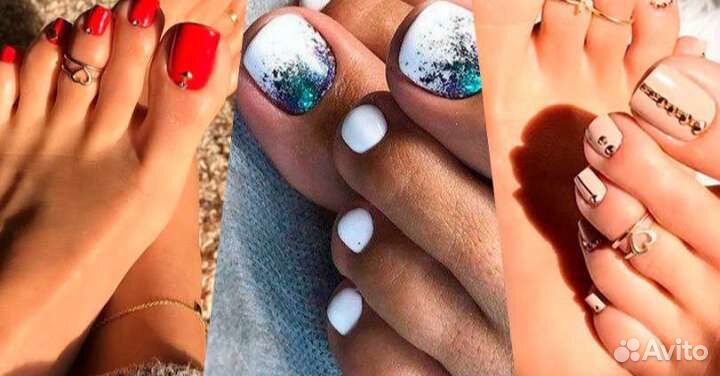Маникюр и педикюр, гель лак