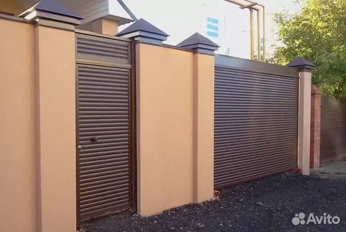 Калитка под рольворота монтаж 1-3 дн